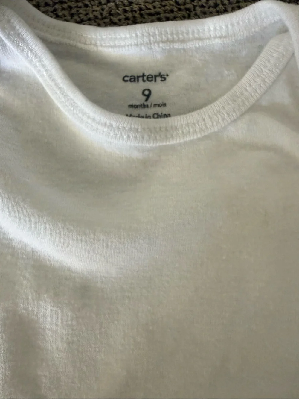 Carter's White Baby One-Piece Bodysuits Pack